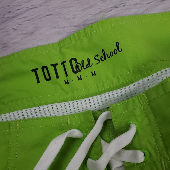 totto old school mens medium green short ( 5 for $20 ) - Picture 5 of 6